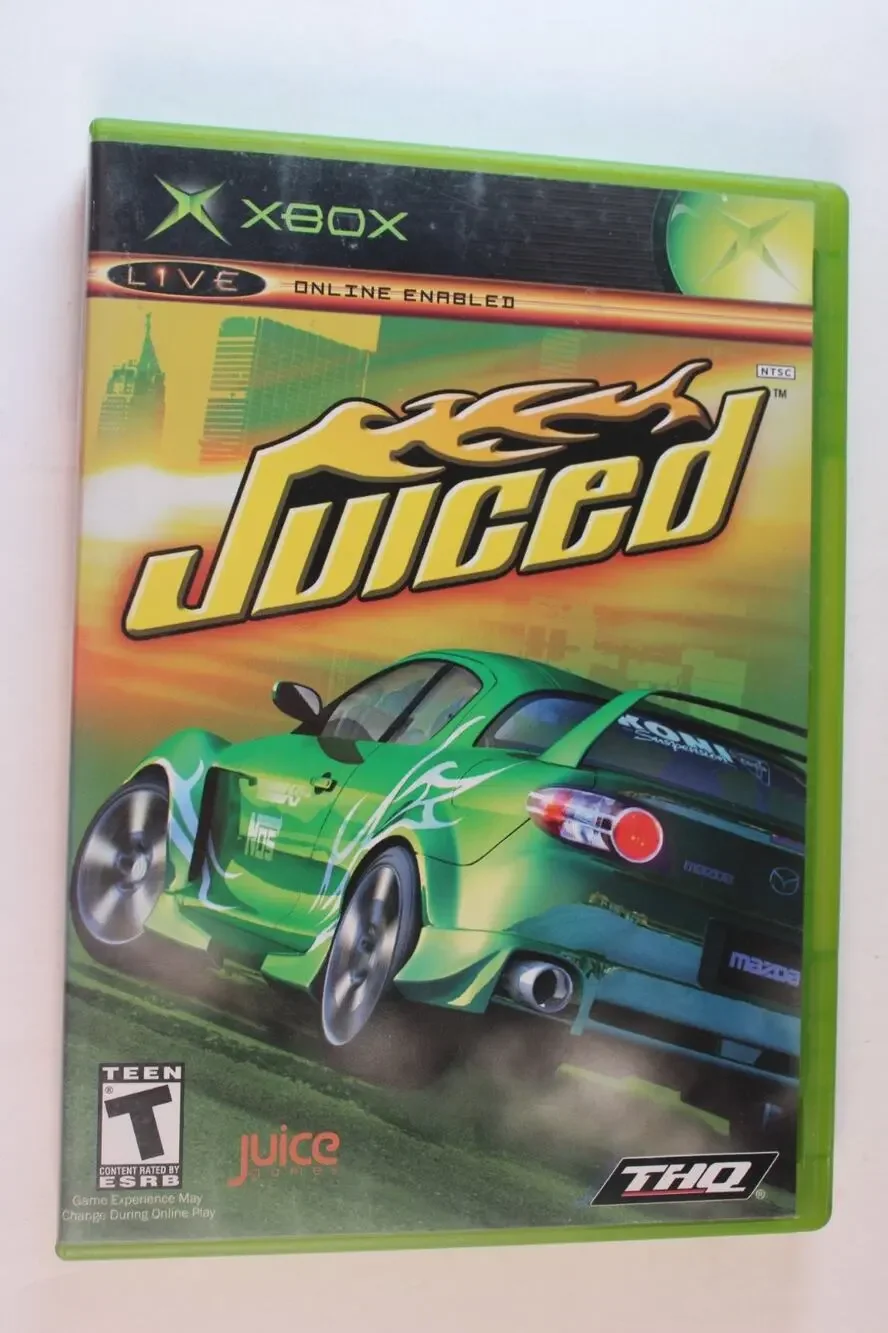 Juiced (Microsoft Xbox, 2005) Authentic, Complete, Tested/Works